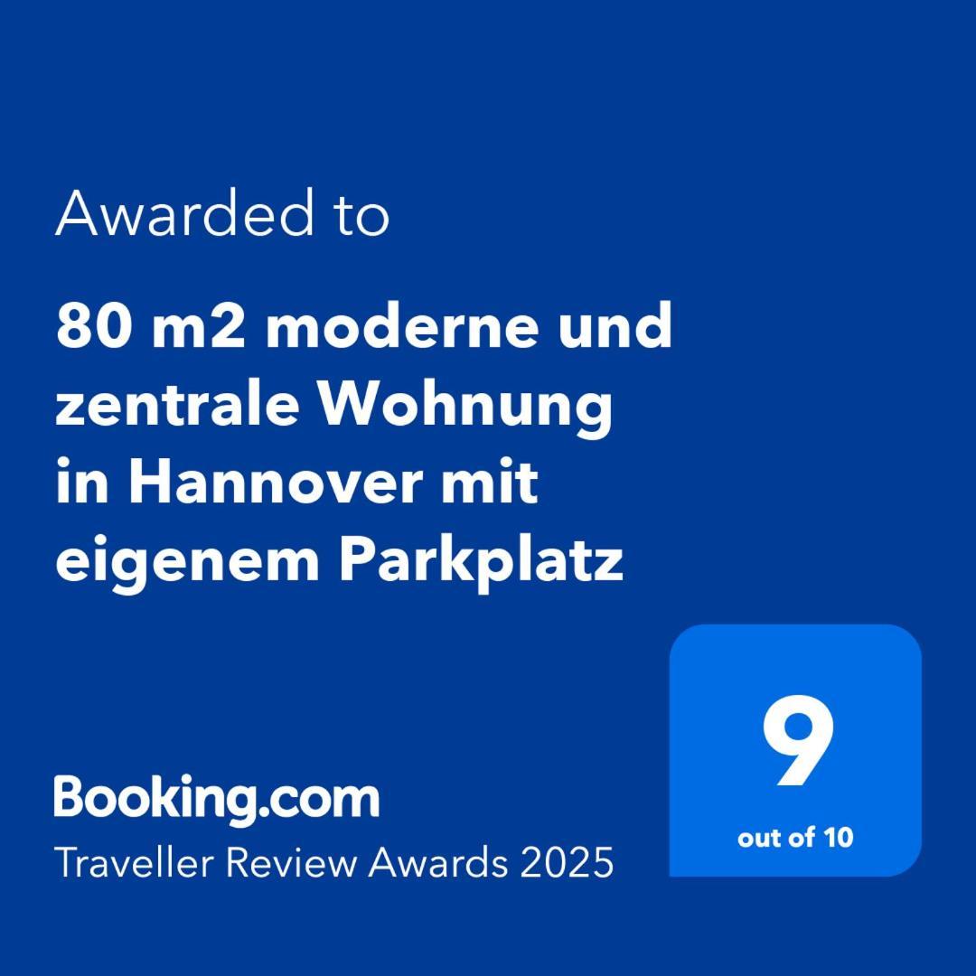 80 M2 Moderne Und Zentrale Wohnung In Hannover Mit Eigenem Parkplatz Exterior photo